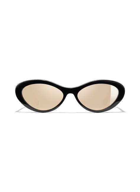 chanel sonnenbrille schwarz gold.